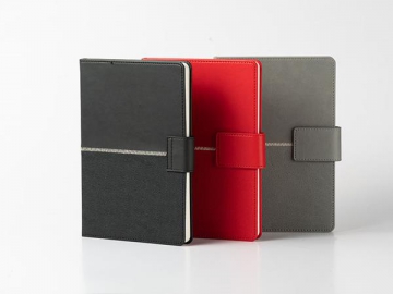 PU Leather Notebooks with Magnetic Buckle