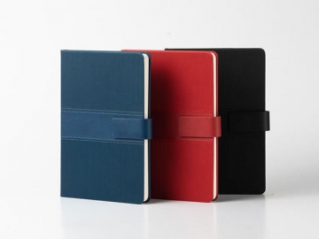 PU Leather Notebooks with Magnetic Buckle