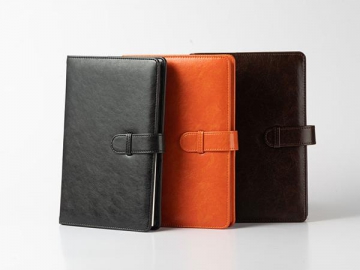 PU Leather Notebooks with Magnetic Buckle