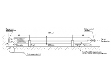 CO2 Laser Tube, M Series