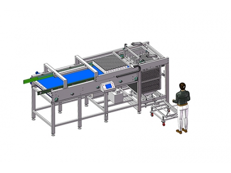 Semi-Automatic Pouch Unloader