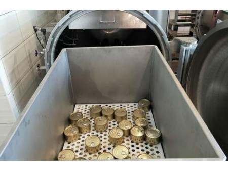 Automated Batch Sterilization of Canned Beverages