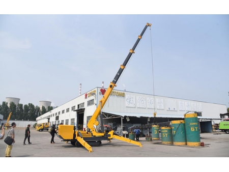 8T Crawler Spider Crane