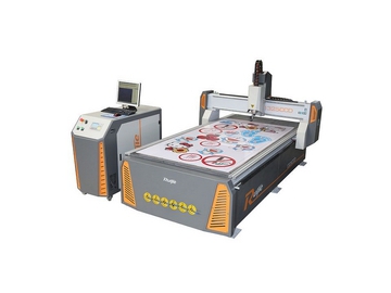 Contour Cutting CNC Router with Oscillating Knife