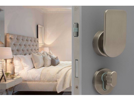 Push Pull Mortise Lock with Mortise Cylinder