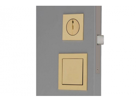 Flush Pull Mortise Lock with Thumbturn