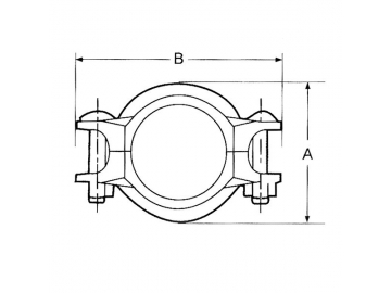 Stainless Steel Flexible Coupling, Model 96MP