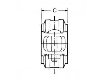 Stainless Steel Flexible Coupling, Model 96MP