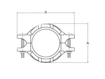 Stainless Steel Heavy Duty Flexible Coupling, Model 97HP