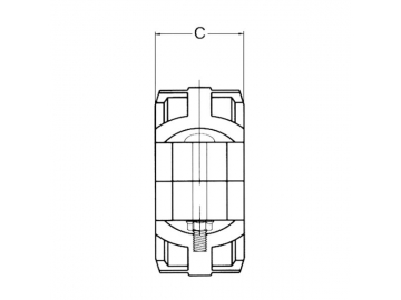 Stainless Steel Heavy Duty Flexible Coupling, Model 97HP