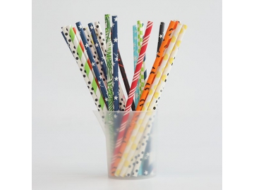 Straight Paper Straws