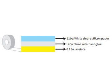 Flame Retardant Acetate Cloth Tape, MZ-W9722