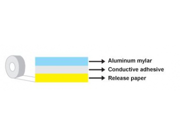 Aluminum Foil EMI Shielding Tape, MZ-9773AL