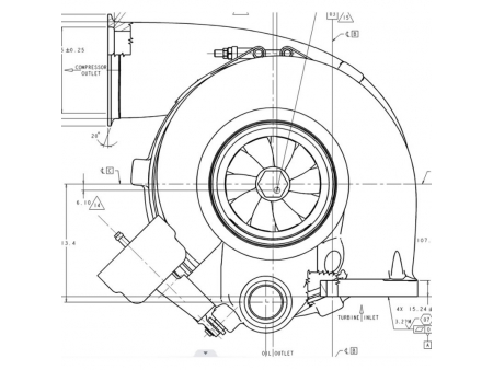 Perkins Turbo Replacement, Aftermarket Turbocharger for Perkins