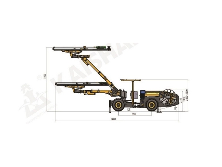 Hydraulic Tunneling Drilling Rig, KJ421