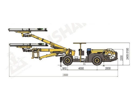 Hydraulic Tunneling Drilling Rig, KJ422