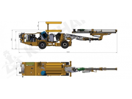 Hydraulic Tunneling Drilling Rig, KJ215