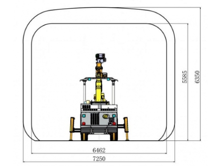 Hydraulic Tunneling Drilling Rig, KJ310