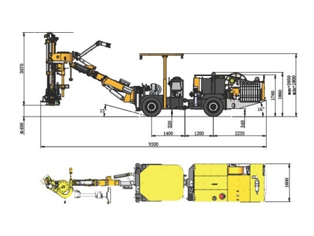 Hydraulic Rock Bolting Rig, KM211