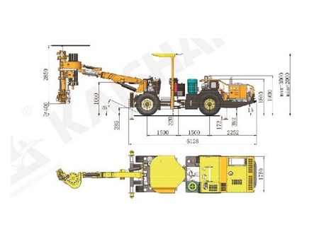 Hydraulic Rock Bolting Rig, KM311