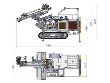 In-The-Hole Longhole Drilling Rigs, KSQ31