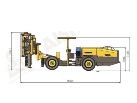 Hydraulic Longhole Drilling Rig, KS311