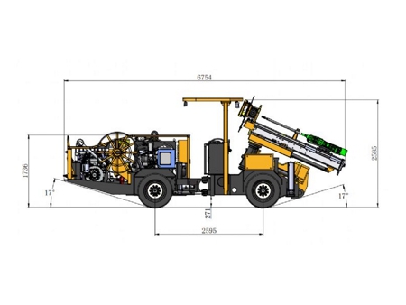 Hydraulic Longhole Drilling Rig, KSJ21