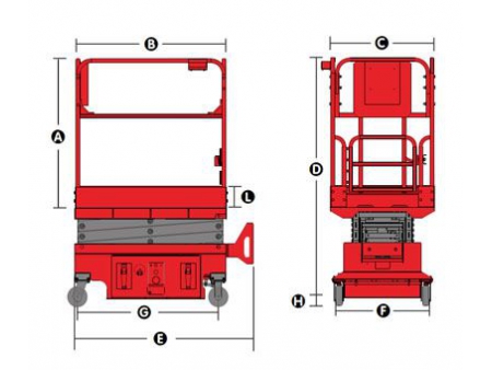 Mini Electric Scissor Lift, XEM-MINI Series