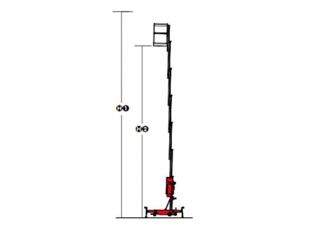 Mobile Single Mast Aerial Work Platform, AMP Series