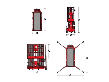 Double Mast Aerial Work Platform, CMP Series