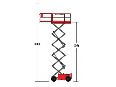 Self-Propelled Rough Terrain Scissor Lift, XE-RT Series