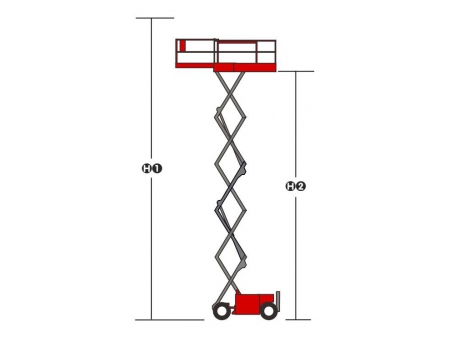 Self-Propelled Rough Terrain Scissor Lift, XD Series