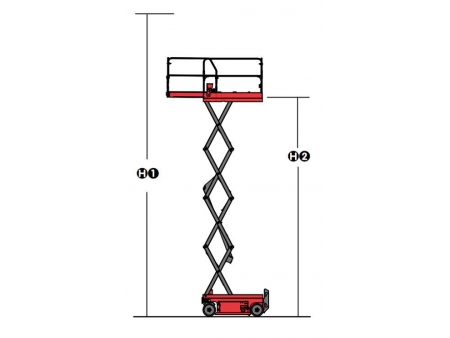 Electric Self-Propelled Scissor Lift, XE-N Series