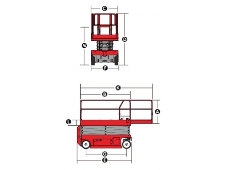 Electric Self-Propelled Scissor Lift, XE-N Series