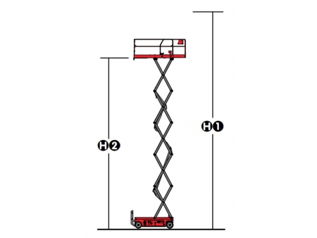 Electric Self-Propelled Scissor Lift, XE-W Series