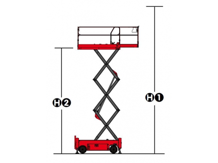 Electric Self-Propelled Scissor Lift, XE-W/OR Series