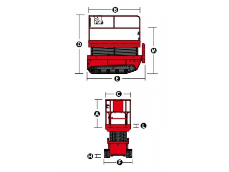 Crawler Scissor Lift, XE-CT Series