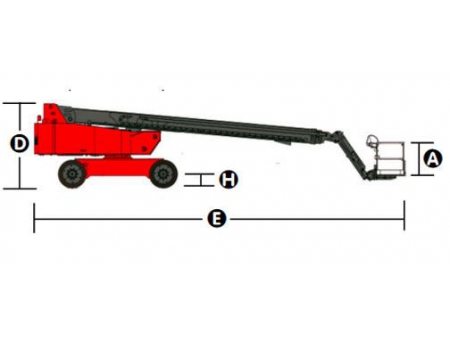 Self-Propelled Telescopic Boom Lift, HT200/HT215J