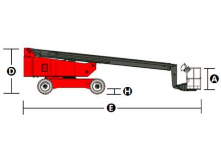 Self-Propelled Telescopic Boom Lift, HT330/HT350J