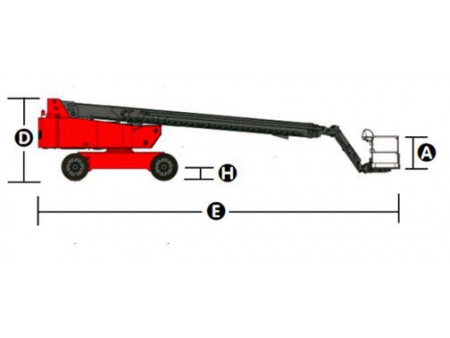 Self-Propelled Telescopic Boom Lift, HT330/HT350J