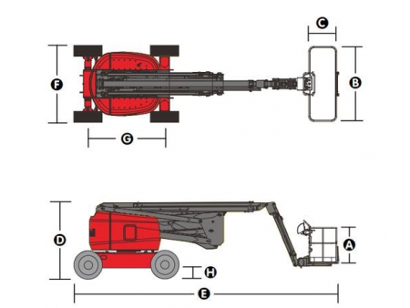 Self-Propelled Articulated Boom Lift, HZ200J