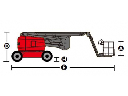 Self-Propelled Articulated Boom Lift, HZ180JRT/HZ200JRT/HZ260JRT