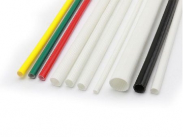 Braided Silicone Rubber Tubing / Silicone Coated Fiberglass Sleeving