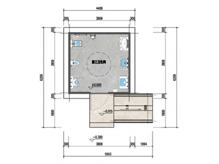 Prefabricated Disabled Toilets, 3SS