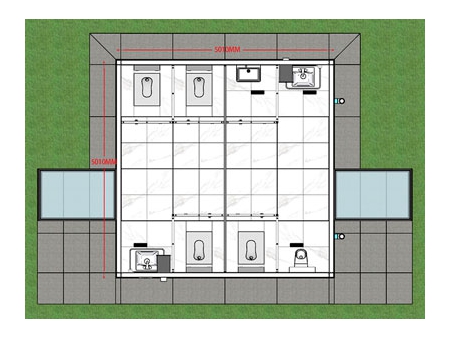 Prefabricated Public Toilets, S006-001
