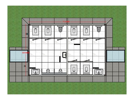 Prefabricated Public Toilets, S010-004