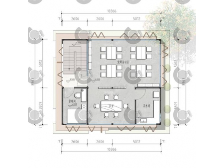 Prefabricated Restroom with Leisure Room