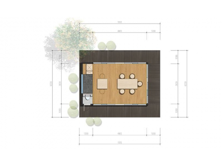 Prefabricated Sunroom, 48 Series