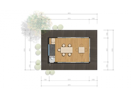 Prefabricated Sunroom, 60 Series