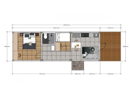 Prefabricated Holiday Lodges, New Generation Series